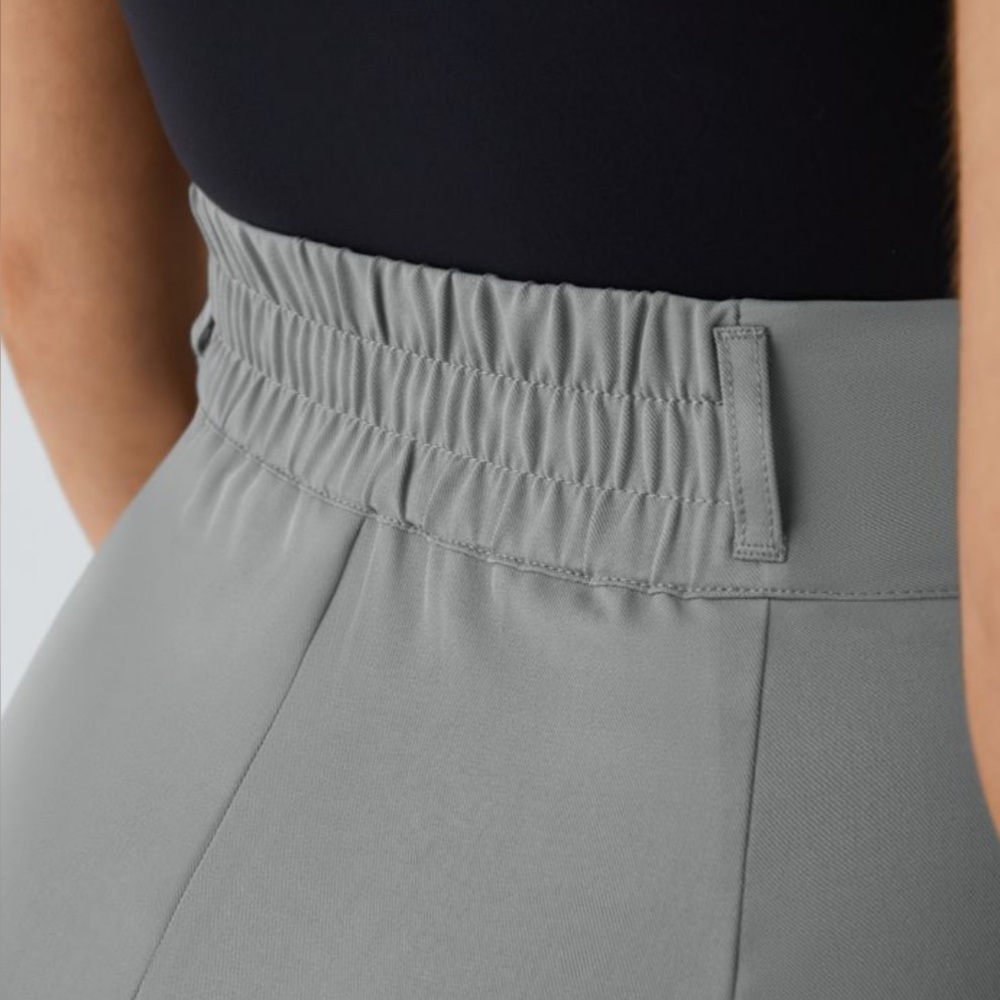 HALARA Gray High-Waisted Trousers - Picture 3 of 8